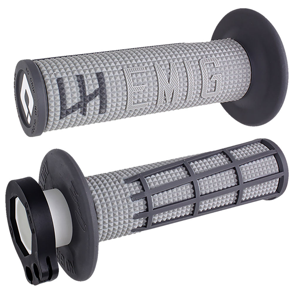 ODI EMIG 2.0 V2 Lock-On Grips Grey Graphite