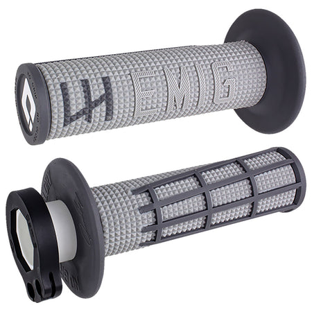 ODI EMIG 2.0 V2 Lock-On Grips Grey Graphite