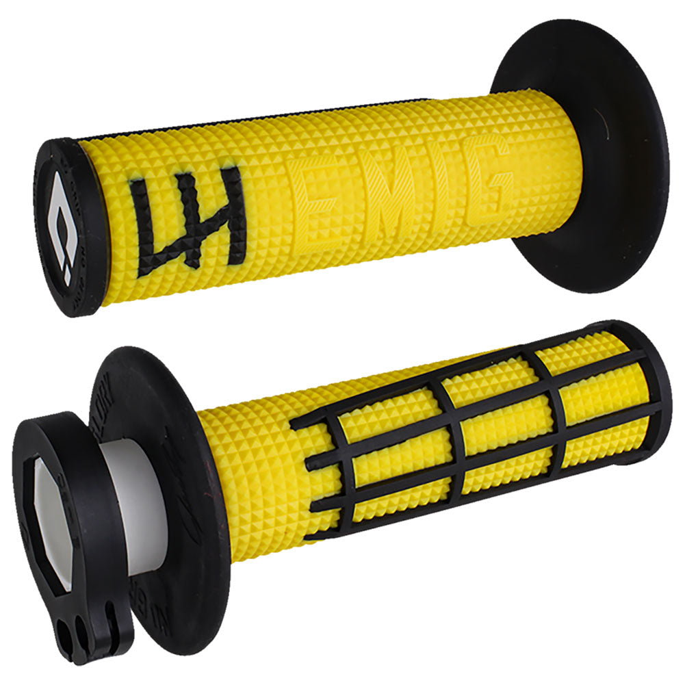 ODI EMIG 2.0 V2 Lock-On Grips Yellow Black