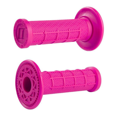 ODI MX Mini Half-Waffle Grips Hot Pink