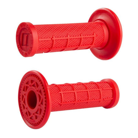 ODI MX Mini Half-Waffle Grips Red