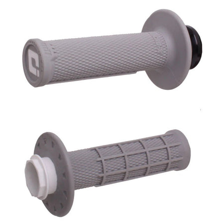 ODI Micro-X Half-Waffle V2 Lock-On Grips Grey Soft Compound