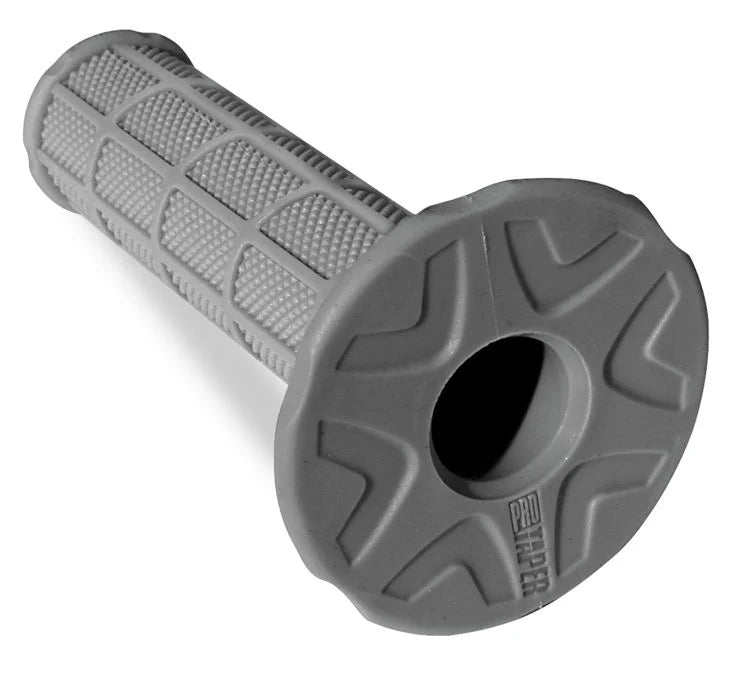 ProTaper Full Waffle MX Grips - Light Grey Soft Compound