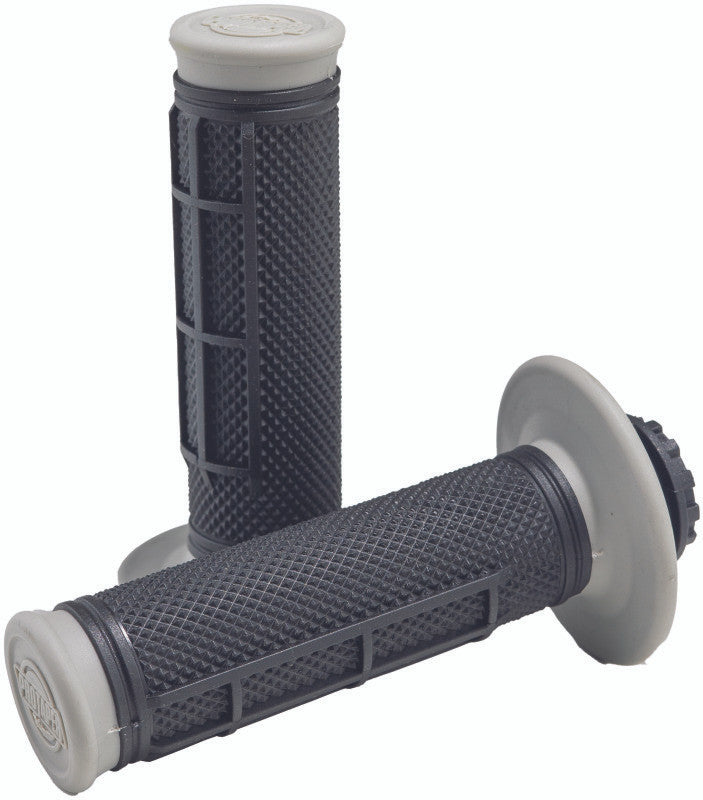 ProTaper Pro Series Clamp On Grips - Half Waffle Black Grey
