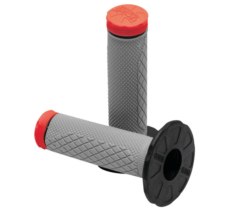 ProTaper Tri-Density MX Grips - Full Diamond - Red