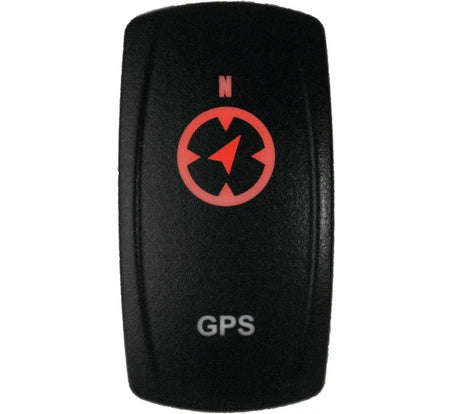 Red LED GPS Rocker Switch (On/Off)