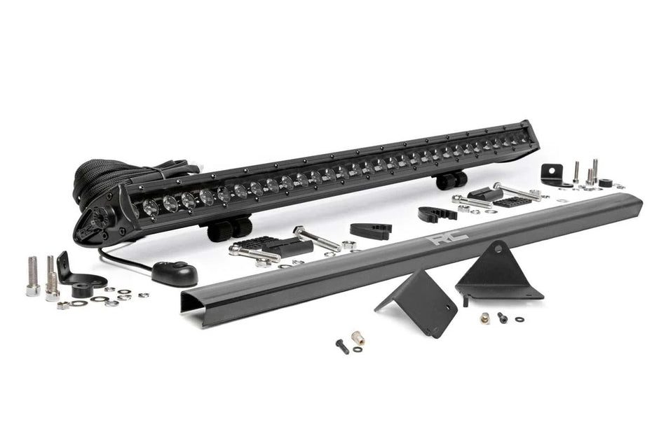 Rough Country - Can-Am Defender 30" Lower Mount LED Light Bar Kit Single Row