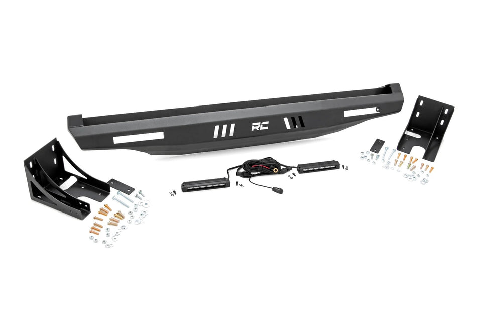 Rough Country - Can-Am Defender | Polaris Ranger Rear Bumper w/ LEDs