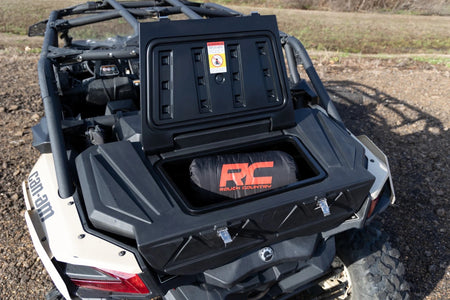 Rough Country - Can-Am Maverick X3 Rear Cargo Box Lid Open 2