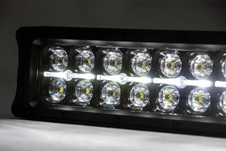 Rough Country 50" Black Series LED Dual Row Light Bar w/ Cool White DRL Cool White