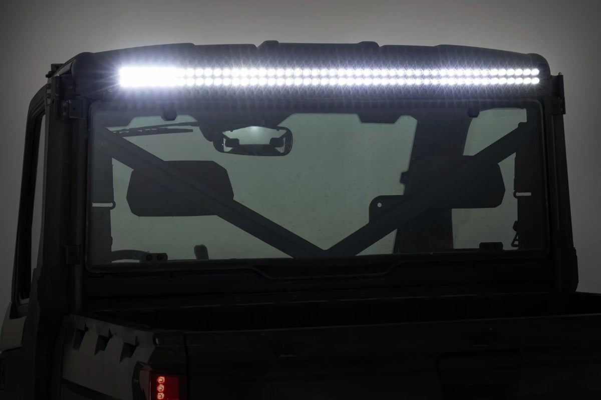 Rough Country 50" Black Series LED Dual Row Light Bar w/ Cool White DRL UTV