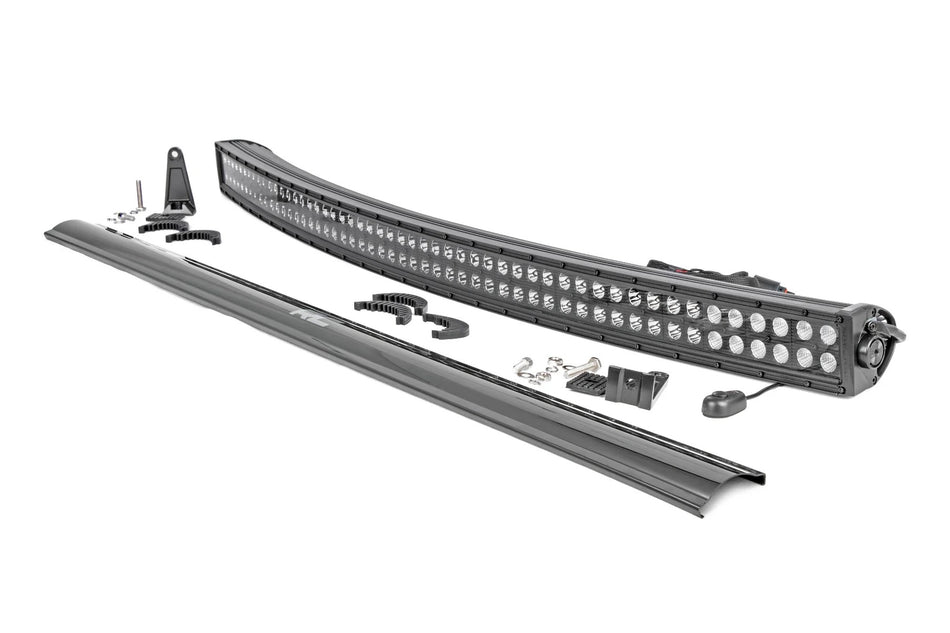 Rough Country 50" Black Series LED Light Bar Dual Row Curved