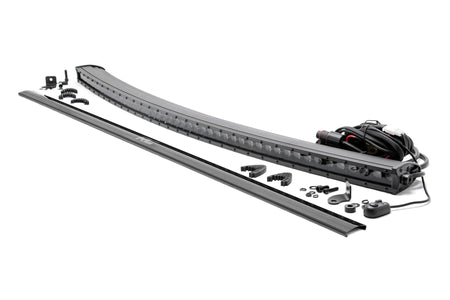 Rough Country 50" Black Series LED Light Bar Single Row Curved