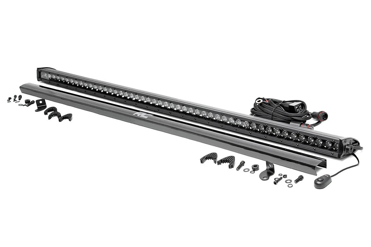 Rough Country 50" Black Series LED Light Bar Single Row Straight