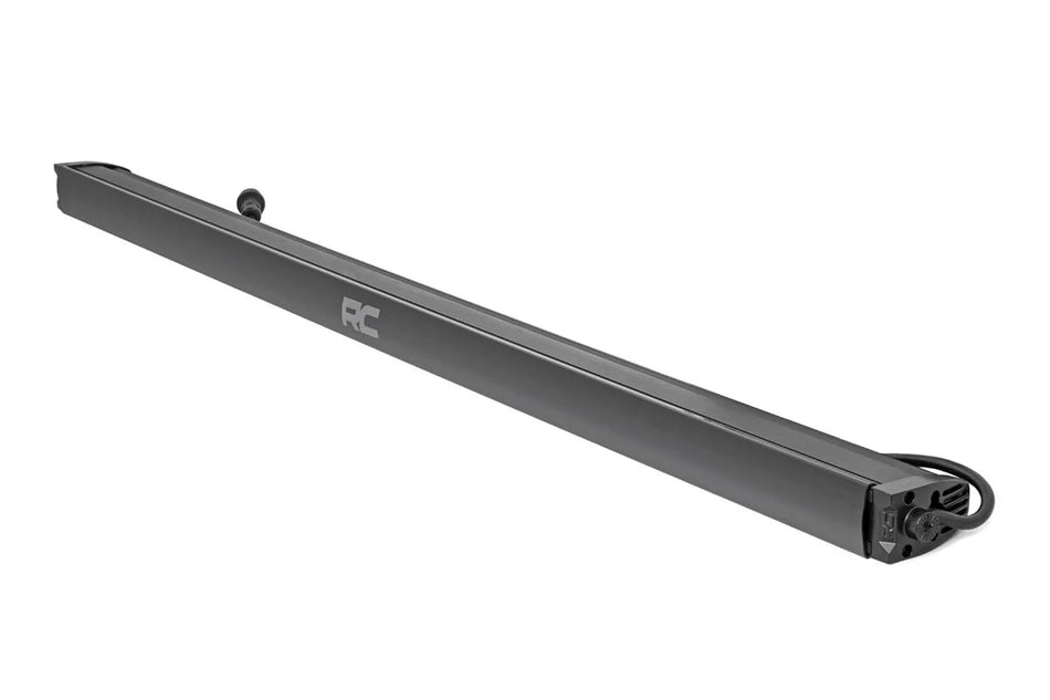 Rough Country 50" Black Series LED Single Row Light Bar w/ DRL Cover