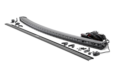 Rough Country 50" LED Light Bar - Single Row - Curved