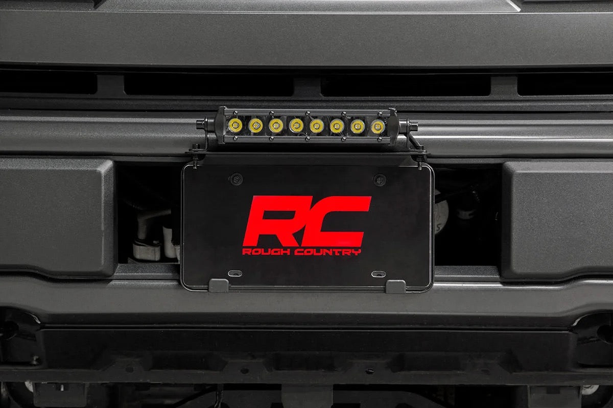 Rough Country 8" Black Series LED Light Bar Day View