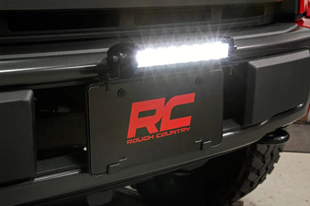Rough Country 8" Black Series LED Light Bar Lighted