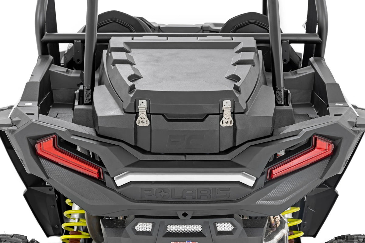 Rough Country Cargo Box 2014-2023 Polaris RZR XP1000 / XP Turbo Rear View