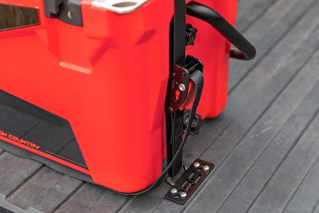 Rough Country Cooler Tie-Down Strap Kit UTV Installed