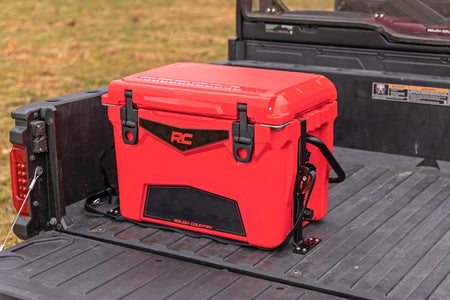 Rough Country Cooler Tie-Down Strap Kit UTV Installed