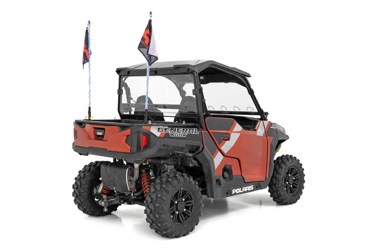 Rough Country LED Whip Light Kit - 4ft | Pair Polaris General 2