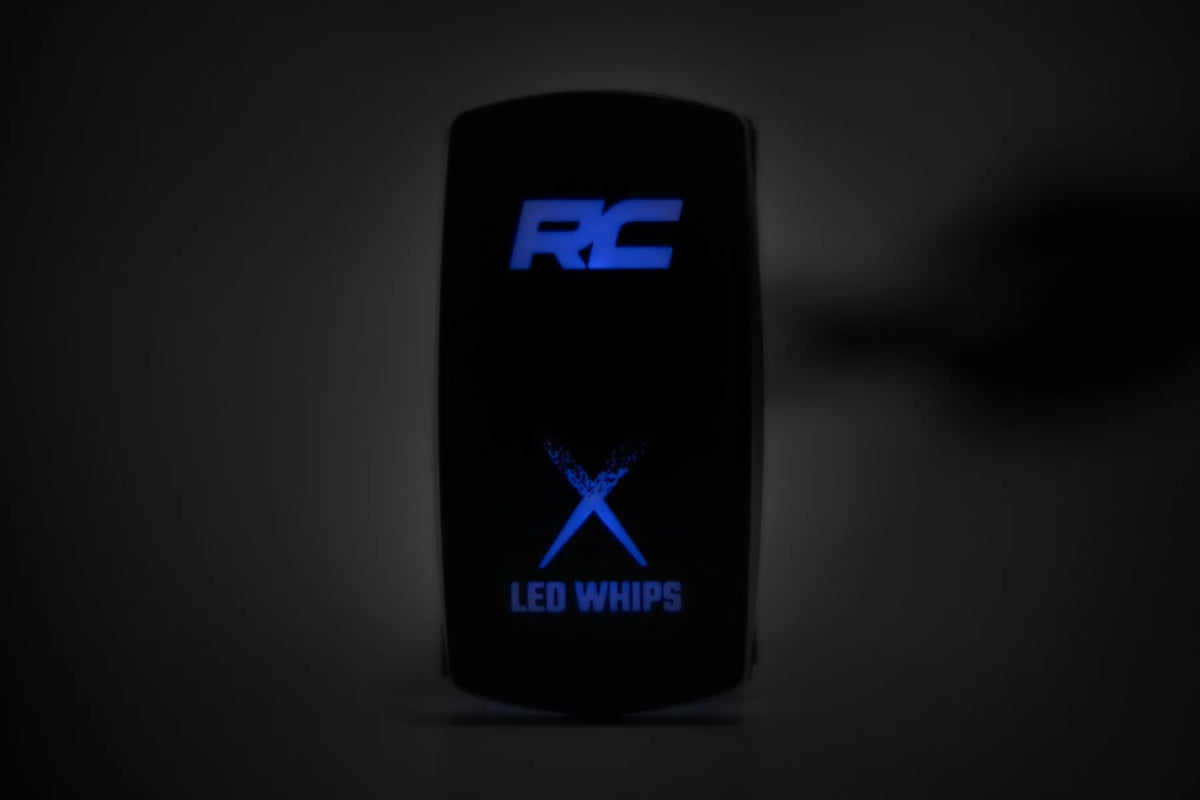 Rough Country Laser Whip Kit - 1200 Lumens | Pair LED Switch