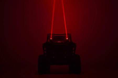 Rough Country Laser Whip Kit - 1200 Lumens | Pair Red