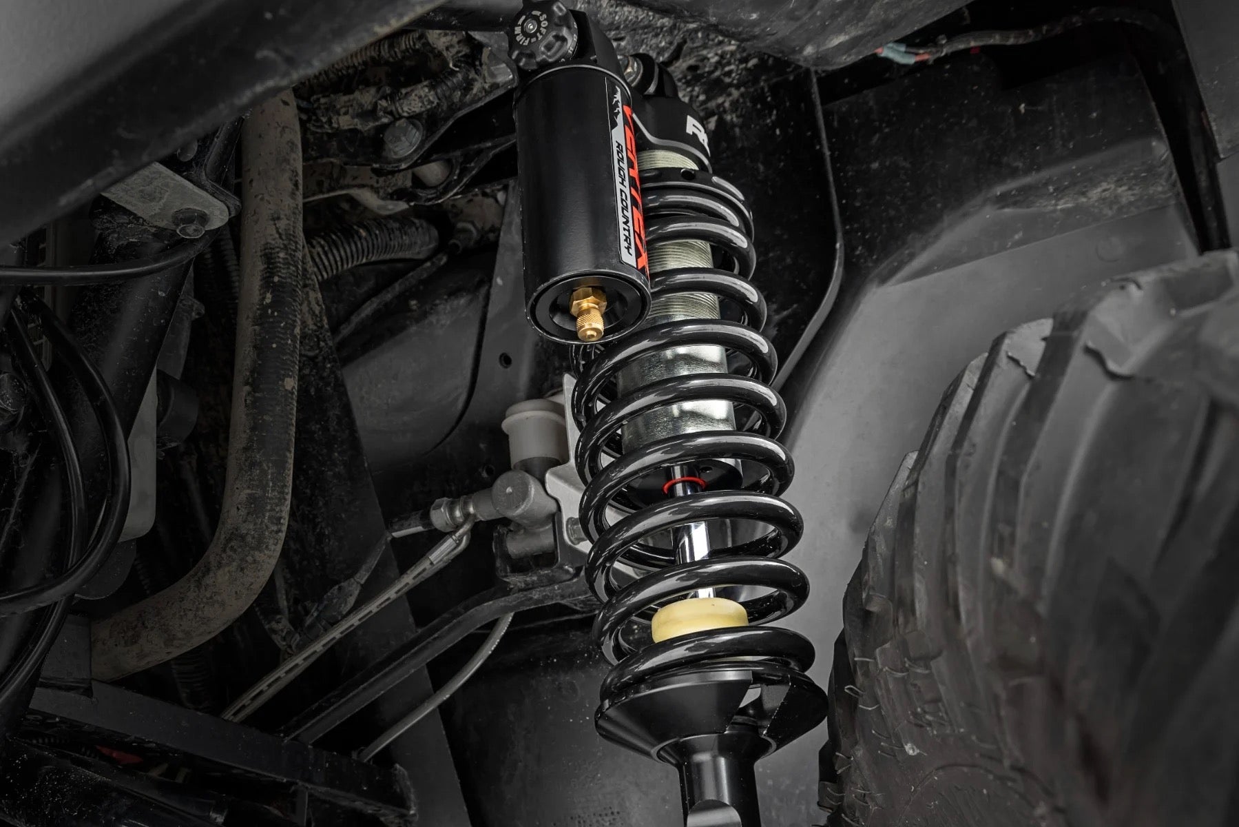 Rough Country Polaris Ranger Vertex Front Coil Over Shocks Installed 2