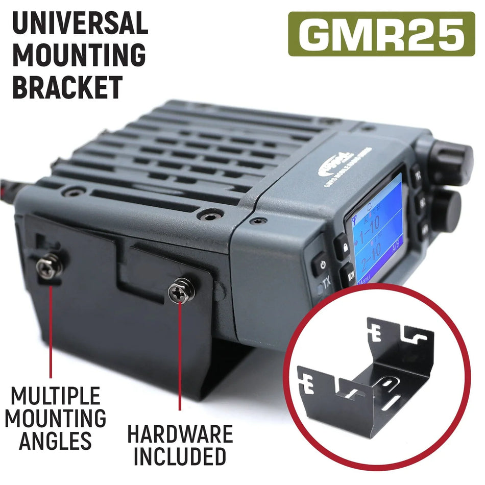 Rugged Radios Rugged GMR25 Waterproof GMRS Mobile Radio Mounting