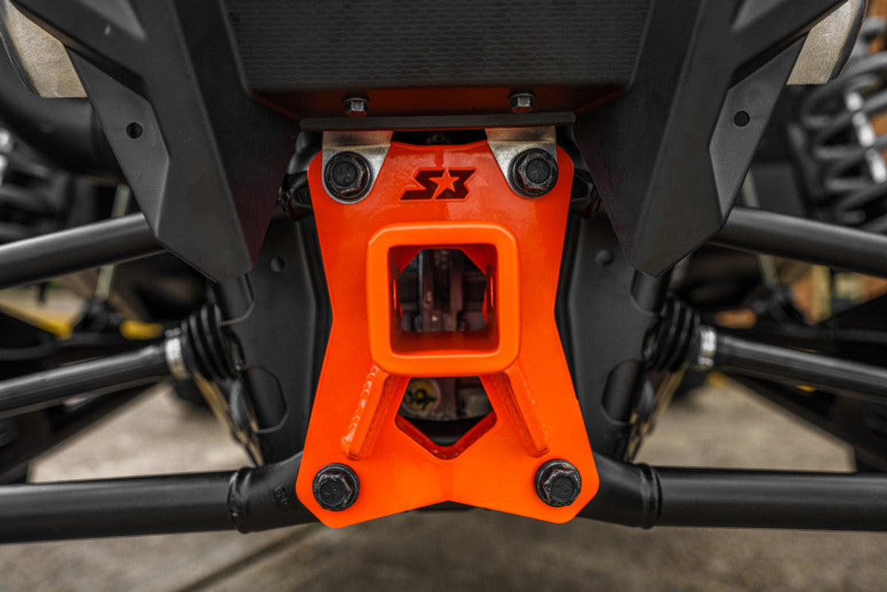 S3 Power Sports 2" Hitch Reciever Plate - Polaris RZR PRO R / R 4 Close Up