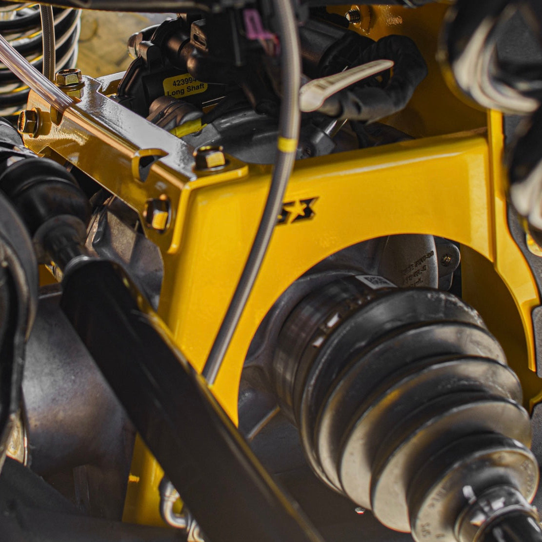 S3 Power Sports Can-Am Maverick R Front Gusset Kit Powder Coated