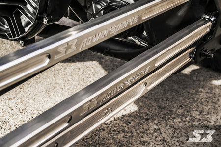 S3 Power Sports Can-Am Maverick X3 72" High Clearance Billet Radius Rods Bushings BILLET