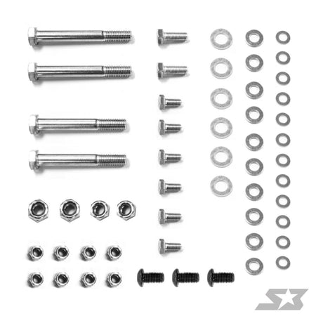 S3 Power Sports Can-Am Maverick X3 Front Gusset Kit Hardware 2