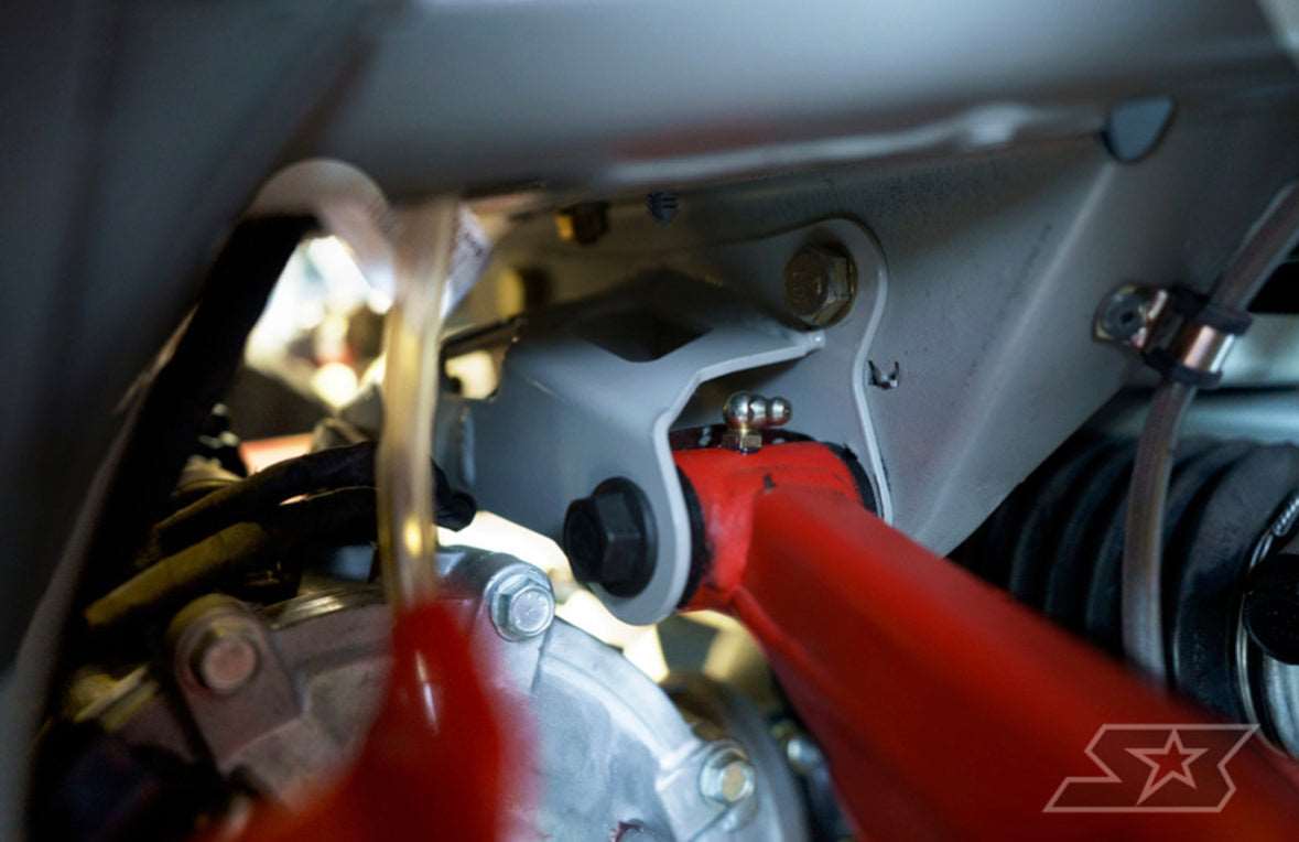S3 Power Sports Can-Am Maverick X3 Front Gusset Kit Installed