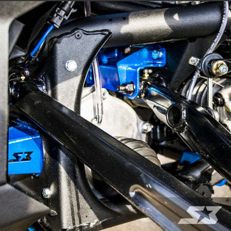 S3 Power Sports Can-Am Maverick X3 Front Gusset Kit Installed 2