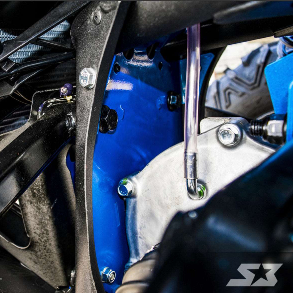 S3 Power Sports Can-Am Maverick X3 Front Gusset Kit Installed 4