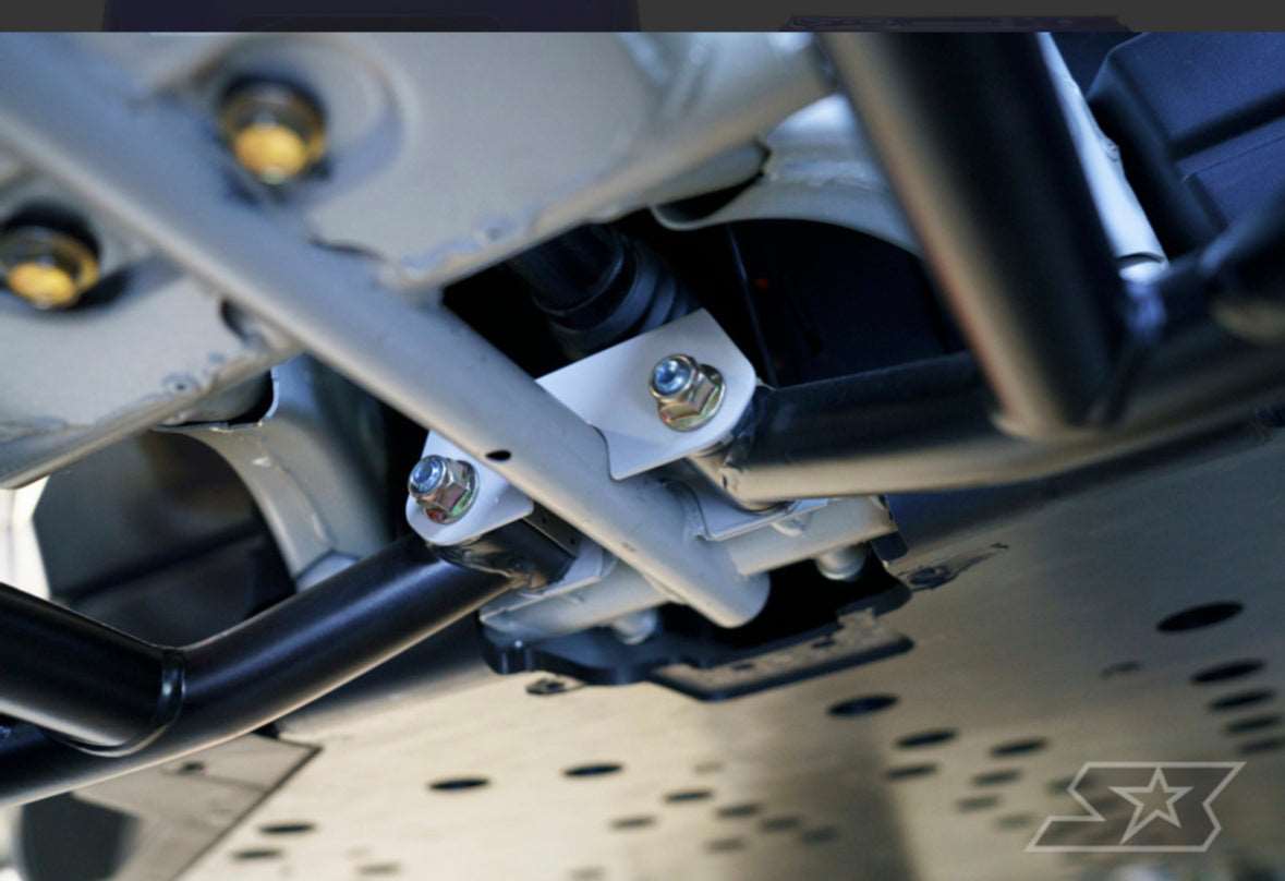 S3 Power Sports Can-Am Maverick X3 Front Gusset Kit Installed 5