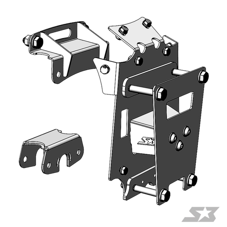 S3 Power Sports Can-Am Maverick X3 Front Gusset Kit Specs