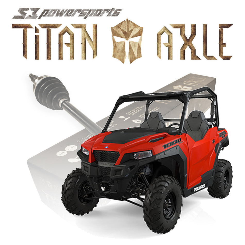 S3 Power Sports Titan Axles - Polaris General 1000 (Non-XP) (2016-2018)