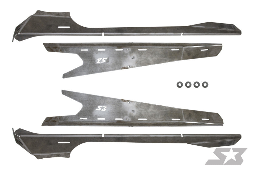 S3 Power Sports Trailing Arm Weld-In Gusset Kit - Polaris RZR PRO R Plates