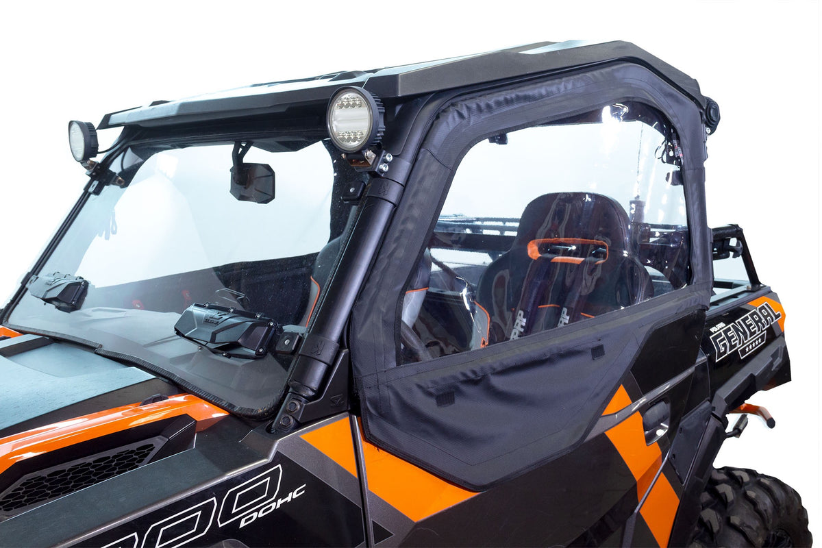 Seizmik 2016-2021 Polaris General 1000 / XP Upper Door Kit Zipped Up