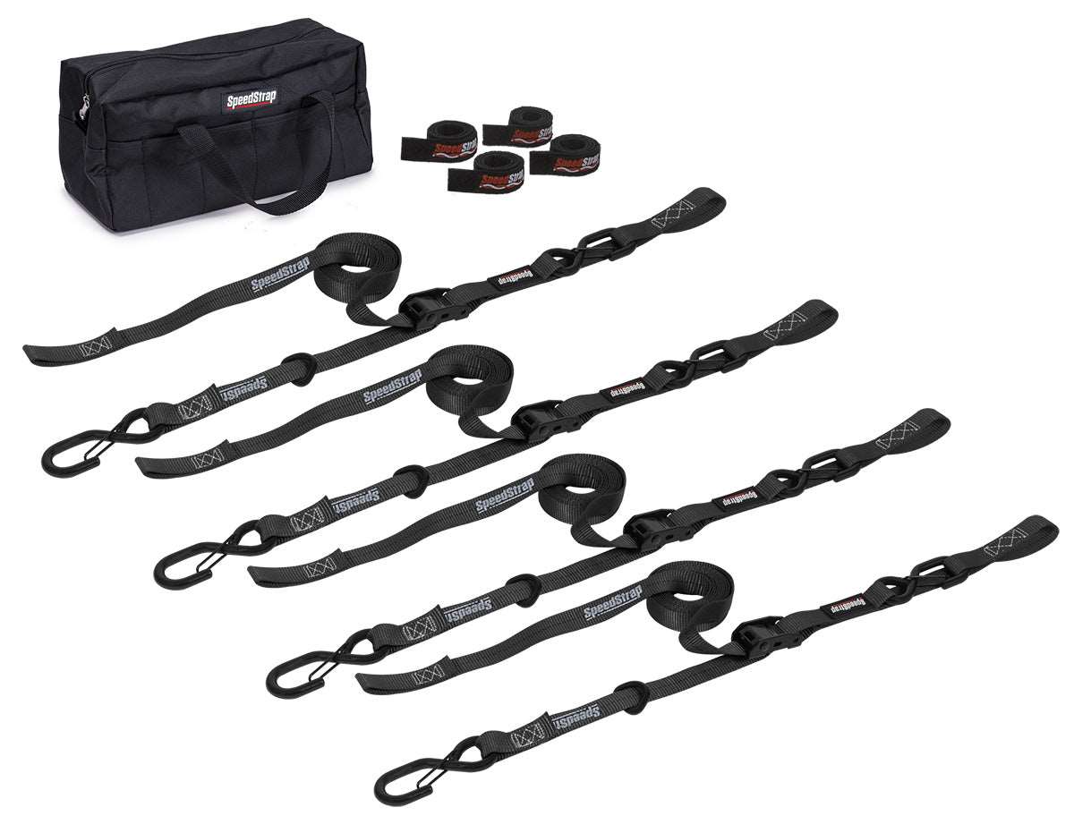 SpeedStrap Dirt Bike Tie-Down Kit Black