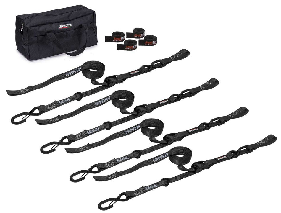 SpeedStrap Dirt Bike Tie-Down Kit Black