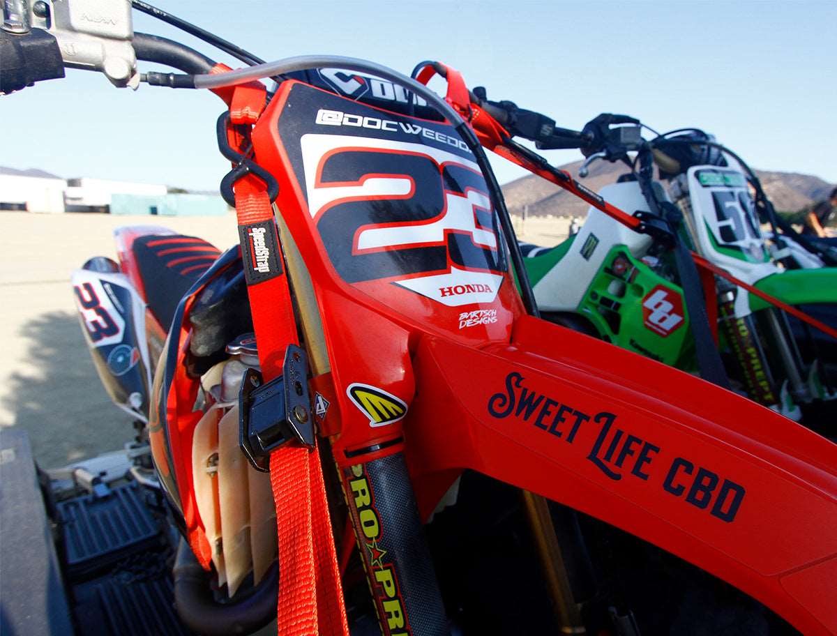 SpeedStrap Dirt Bike Tie-Down Kit Truckbed tie down
