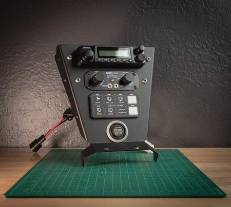 StayFlush M1 / G1 Radio Mount - SwitchPro 9100 - Start Button Visual