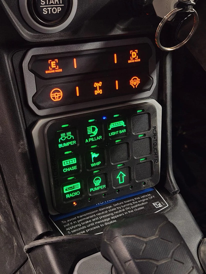 StayFlush MotorSports RCR 12 Mount - Can-Am Maverick R Installed