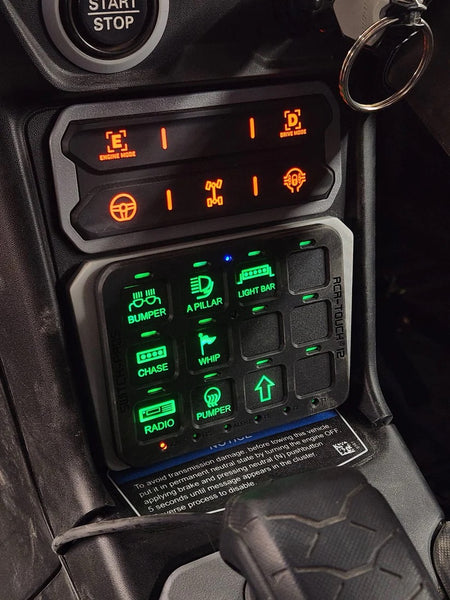 StayFlush MotorSports RCR 12 Mount - Can-Am Maverick R Installed
