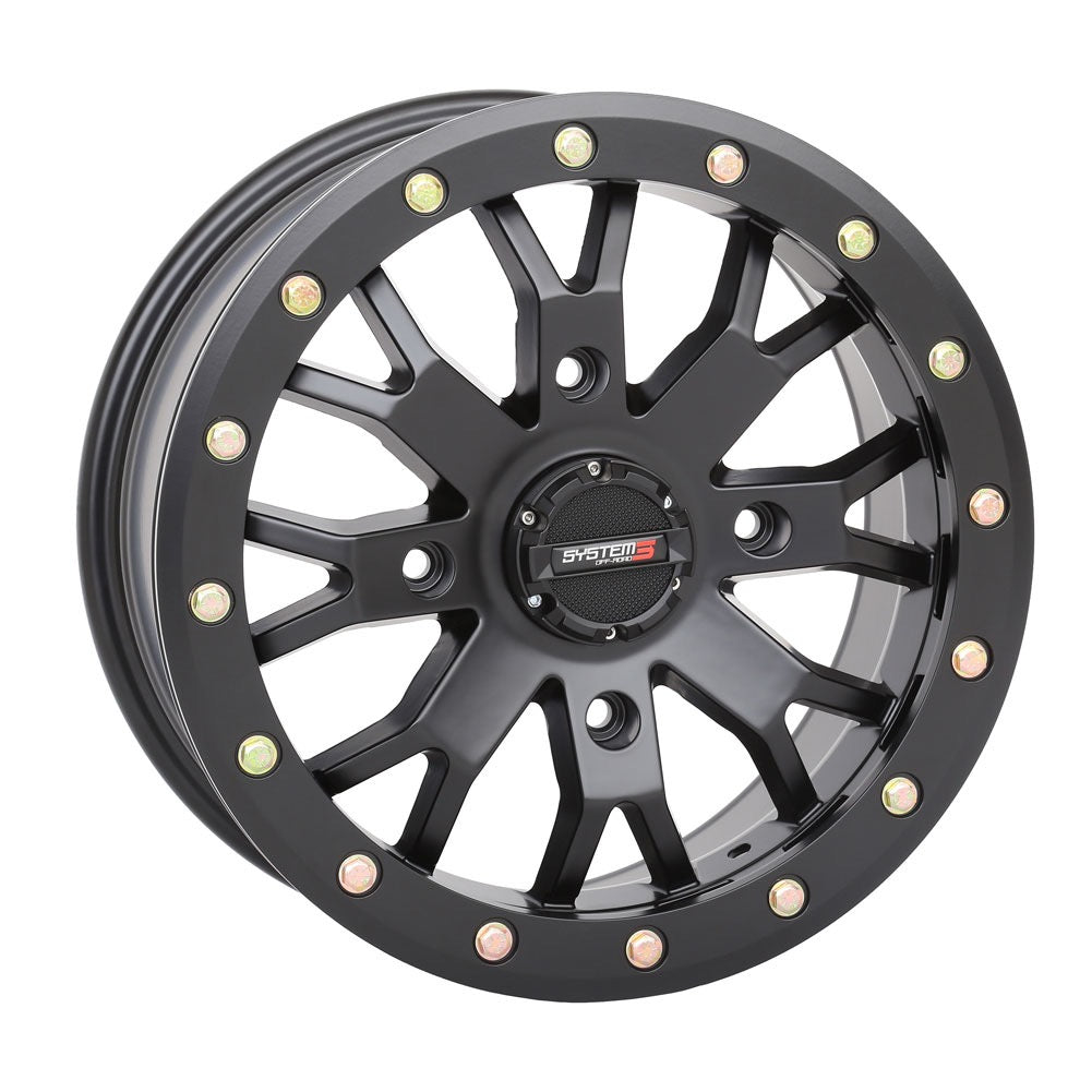 System 3 Off-Road SB-4 Beadlock Wheel | 4x137 Black