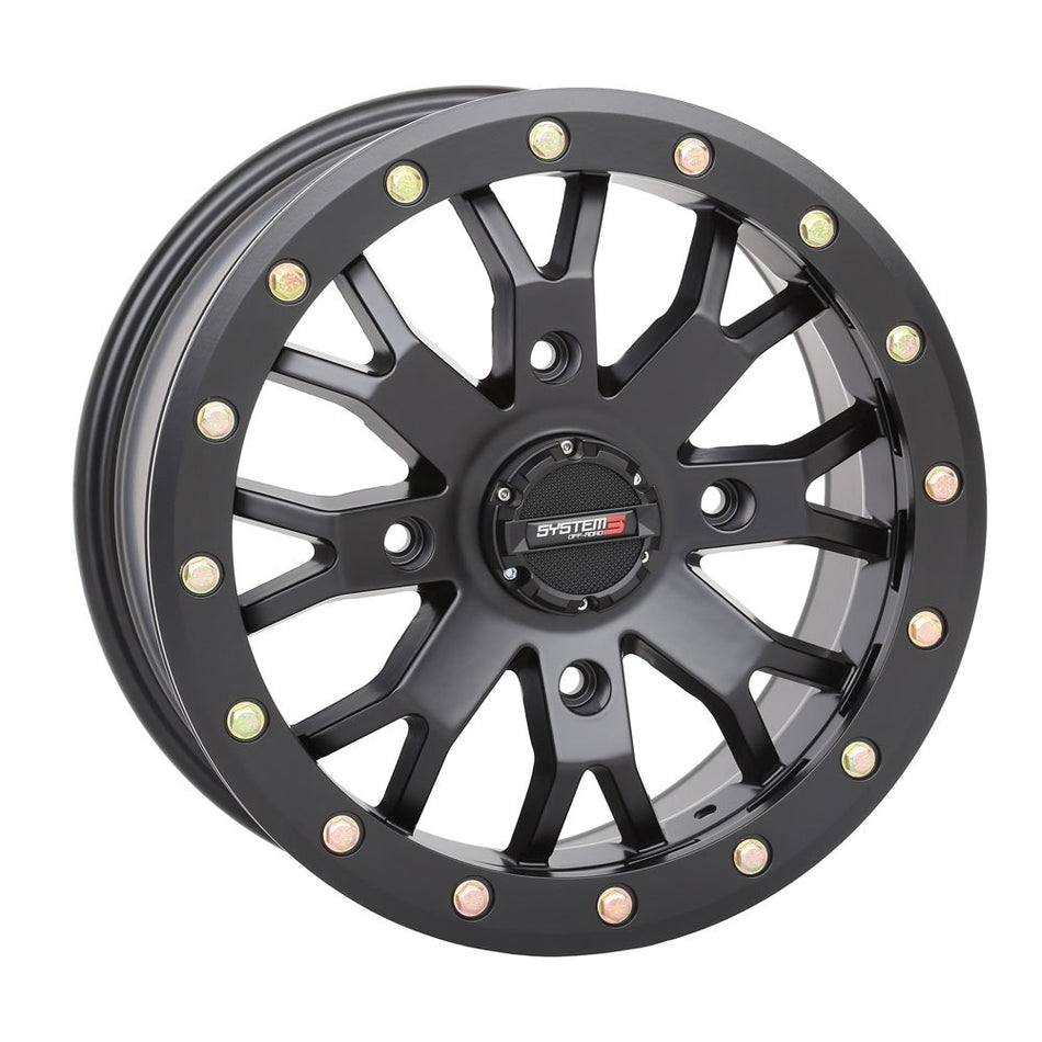 System 3 Off-Road SB-4 Beadlock Wheel | 4x137 Black